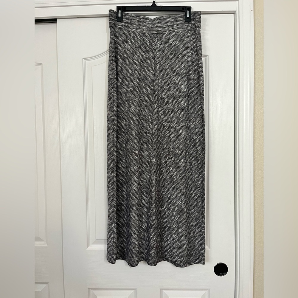 Lou & Grey Heather-Gray Maxi A-Line Skirt